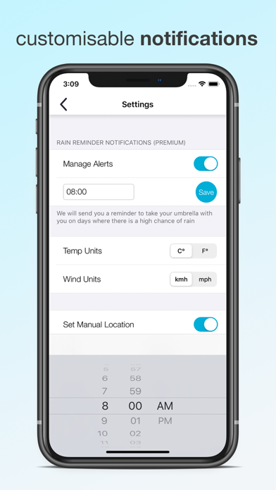 Umbrella Reminder: Rain Alerts Screenshot