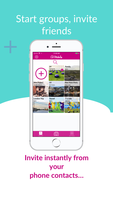 Screenshot #1 pour PictoSo - Group Photo Sharing