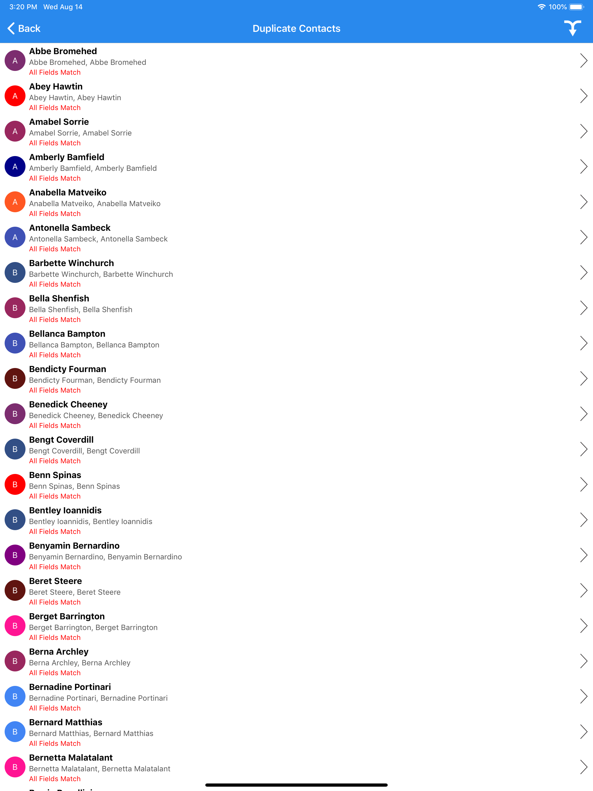 Duplicate Contacts Manager