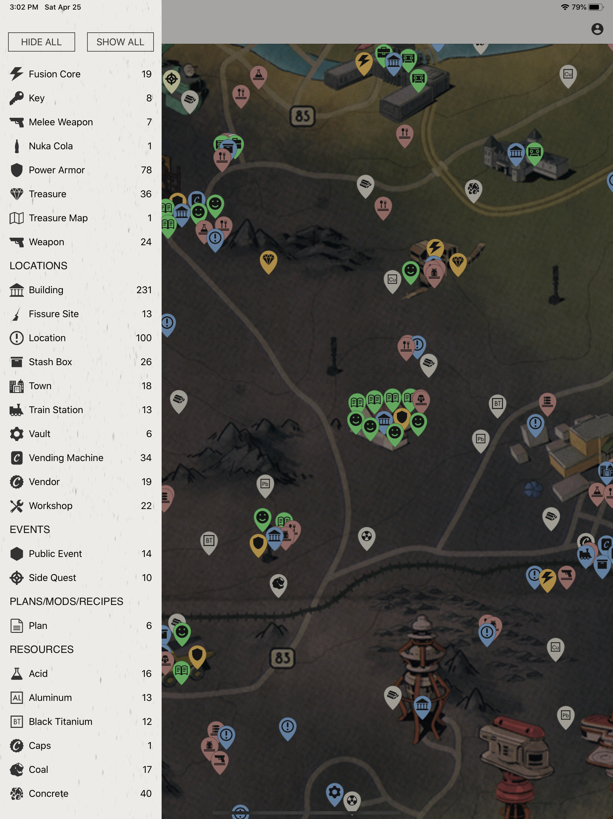 Unofficial Map for Fallout 76 screenshot 7