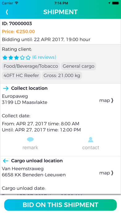 Screenshot #3 pour UTURN: Containertrucking app