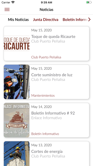 Club Puerto Peñalisa Screenshot