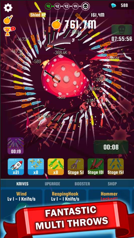 #1. Idle Knife: Slash The Fruits (iOS) Podle: vmoga