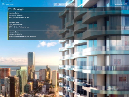 Brickell Flatiron Mobile iPad screenshot