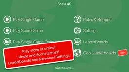 Game screenshot Scala 40 Online or Alone apk