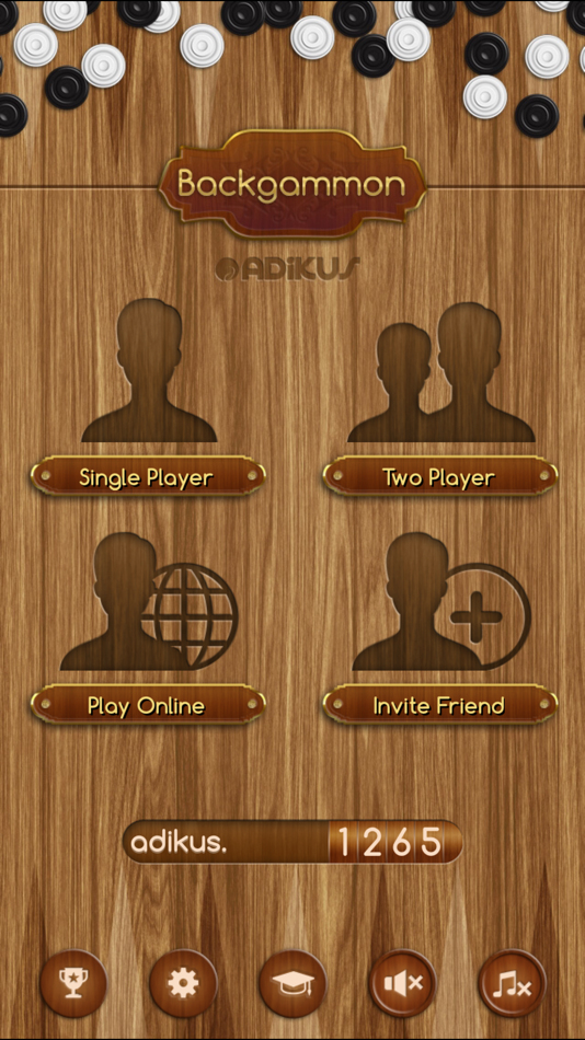 #2. Backgammon Classic Board Live (iOS) โดย: Adikus
