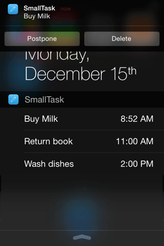 SmallTask - Simple To-Do List - náhled