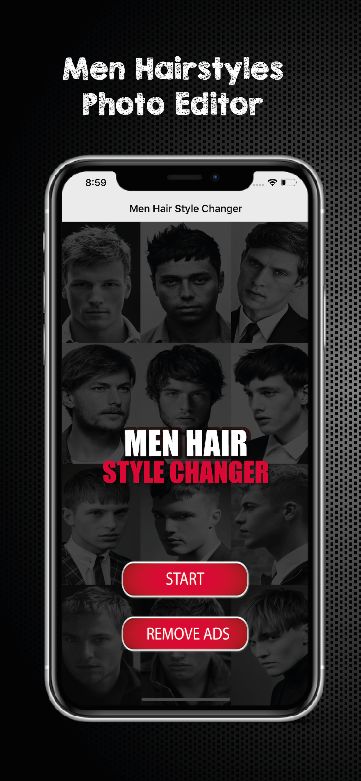 Man Hairstyles Photo Editor screenshot 4