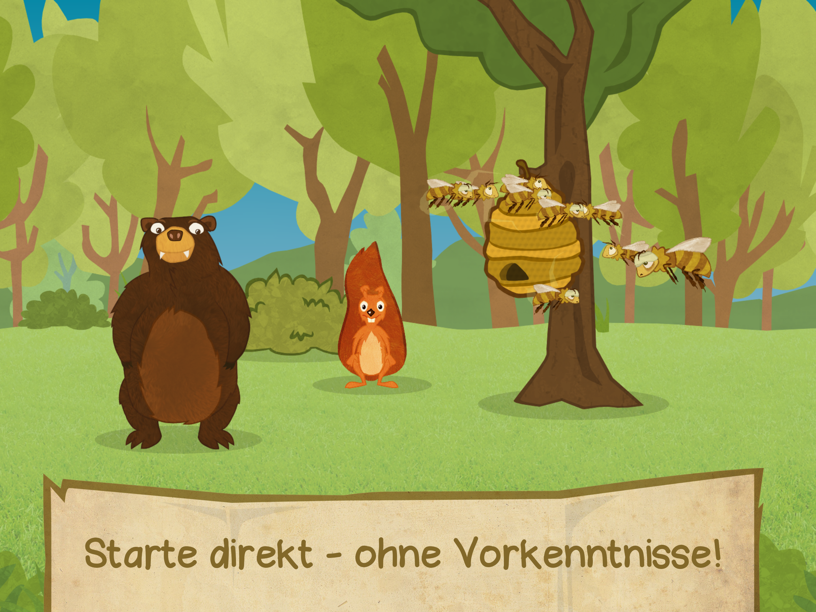 Squirrel & Bär lernen Englisch
