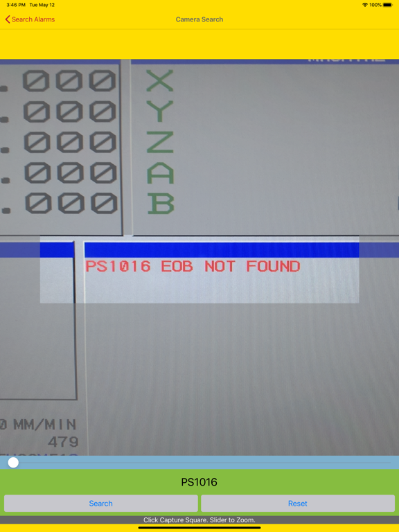 CNC Alarm Tool iPad screenshot 8 - Reference app