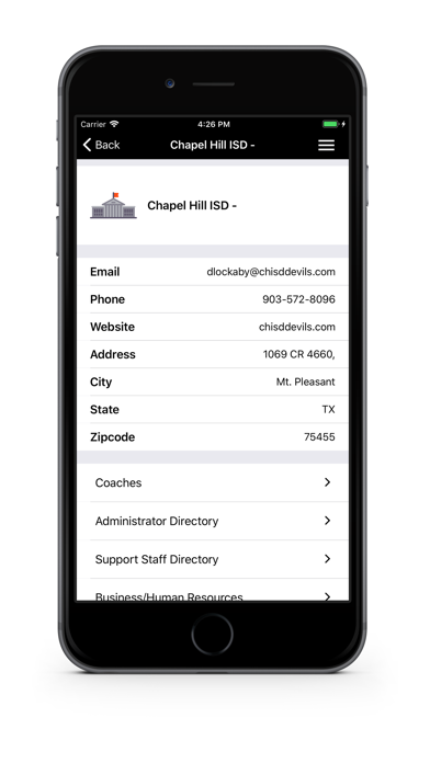 Screenshot #3 pour Chapel Hill ISD