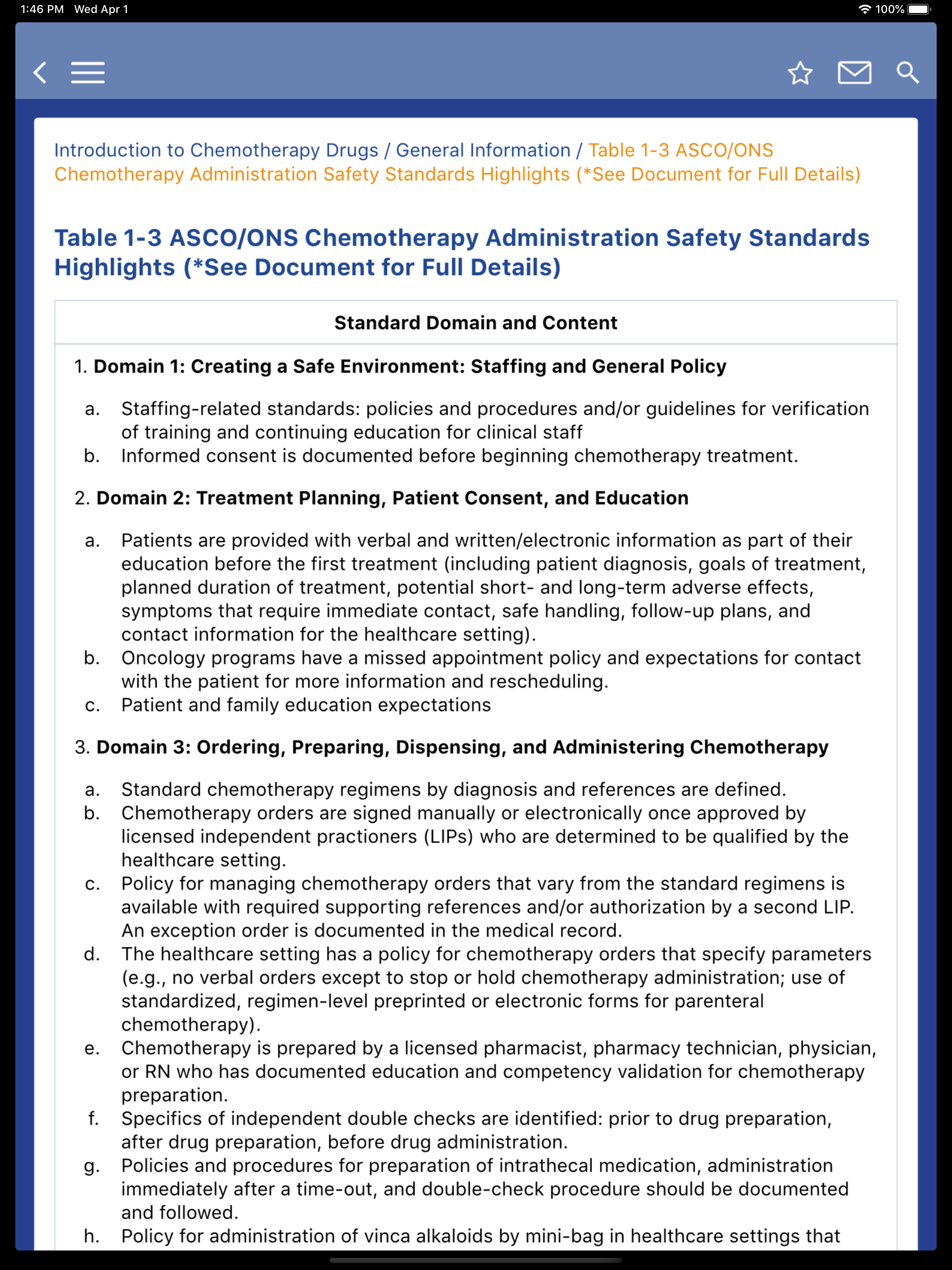 Oncology Nursing Drug Guide