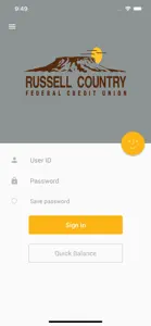 Russell Country FCU screenshot #1 for iPhone