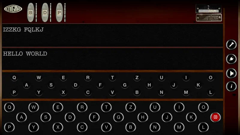 Mininigma: Enigma Simulator screenshot 1 of 4