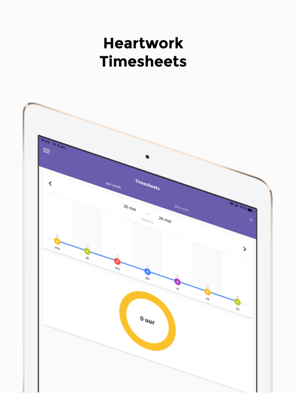 Screenshot #4 pour Heartwork Timesheets