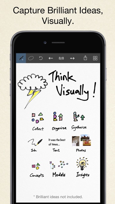 Screenshot #1 pour Inkflow Visual Notebook