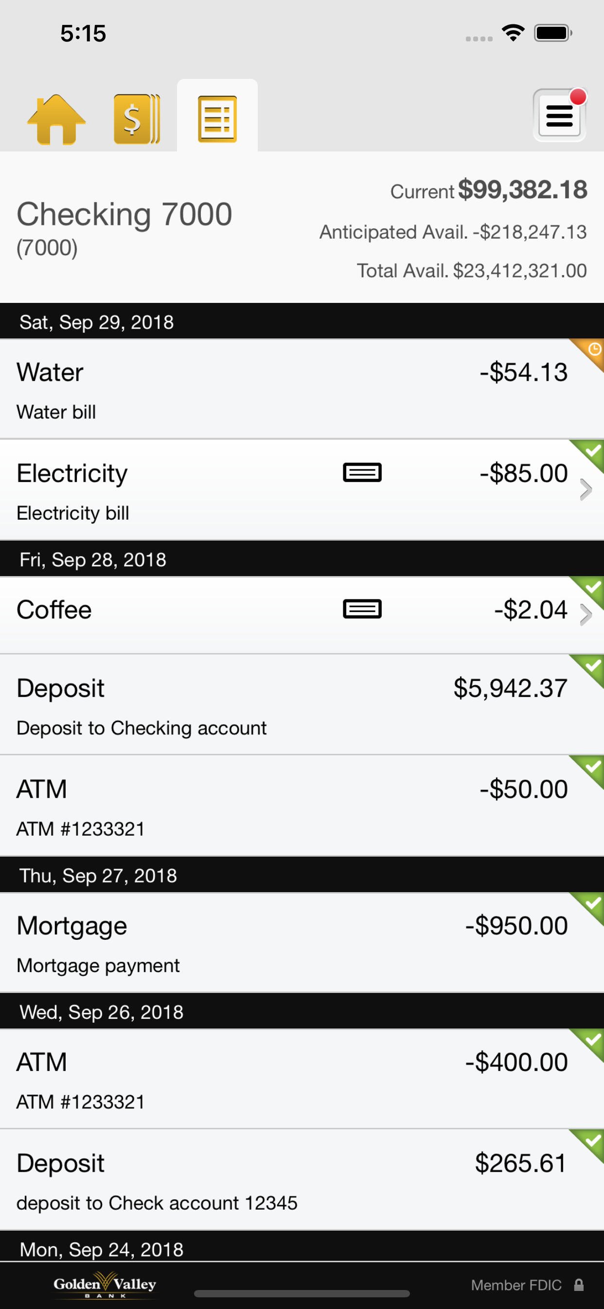 Golden Valley Bank Business screenshot 5