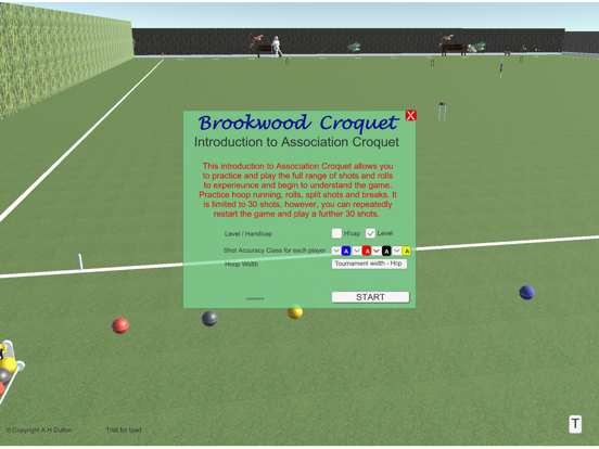 Screenshot #4 pour Association Croquet Intro