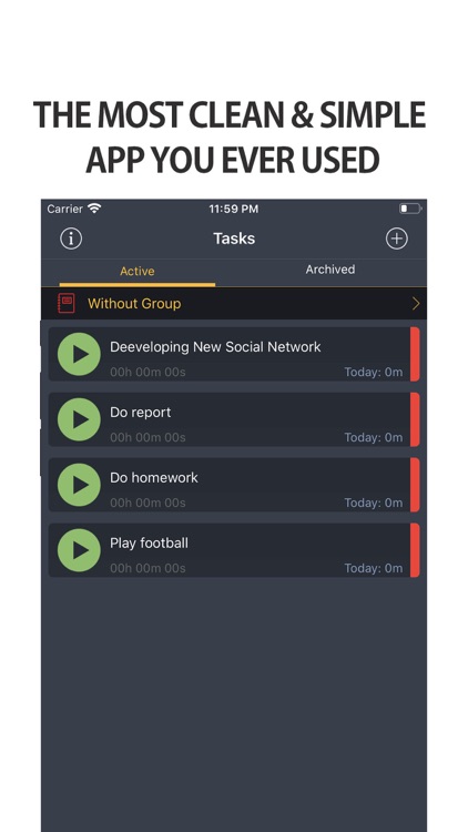 TL - Time Logger App