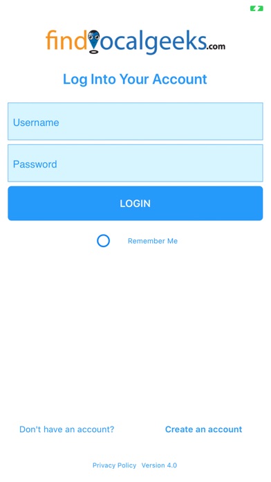 Screenshot #1 pour FindLocalGeeks