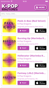 Kpop Ringtones for iPhone screenshot