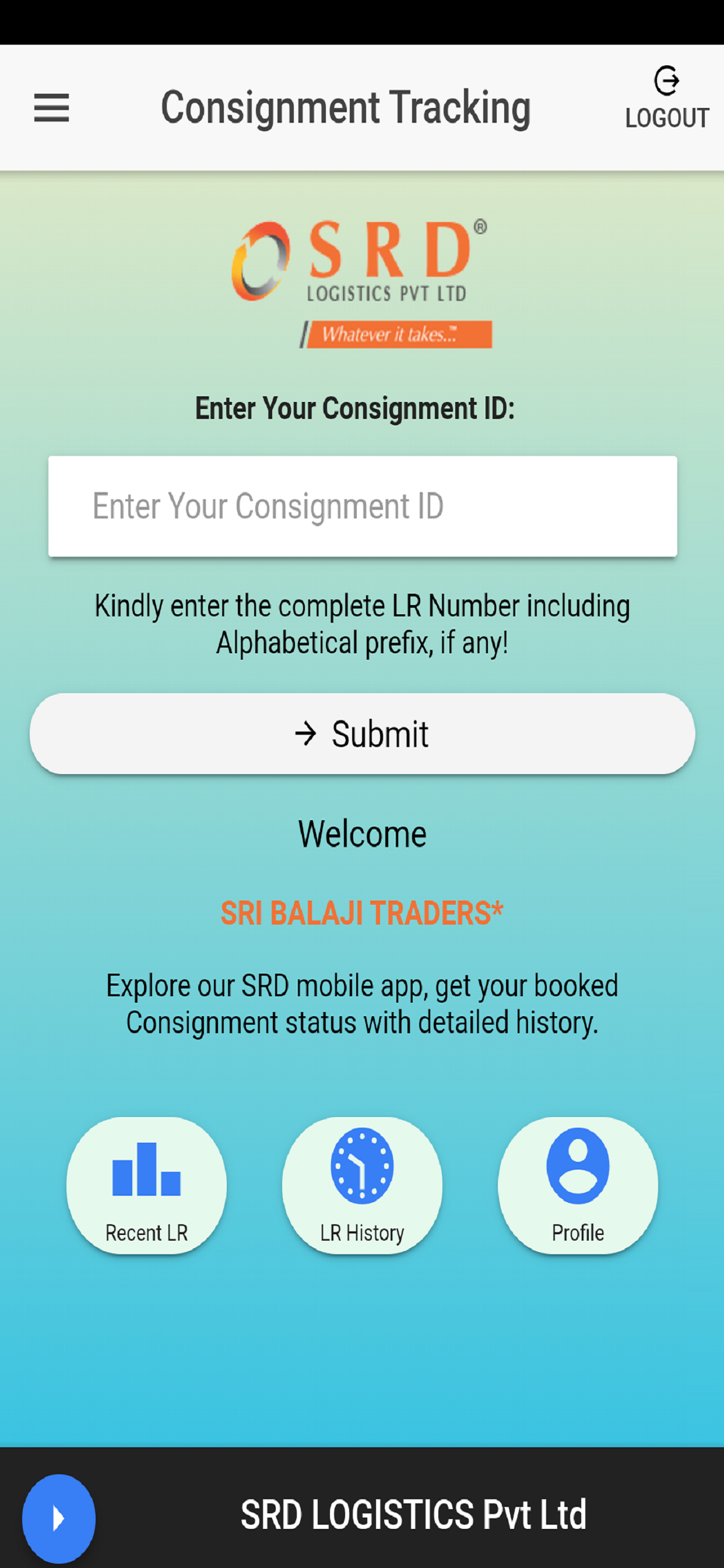 SRD Logistics (P) Ltd