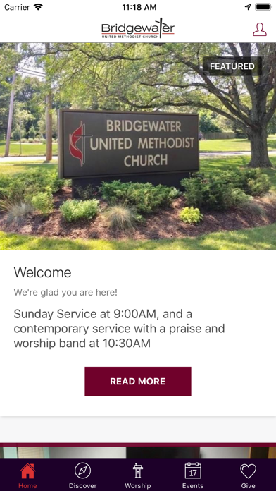 Bridgewater UMC Screenshot