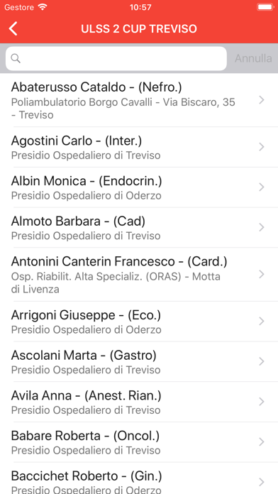 ULSS 2 CUP TREVISO Screenshot