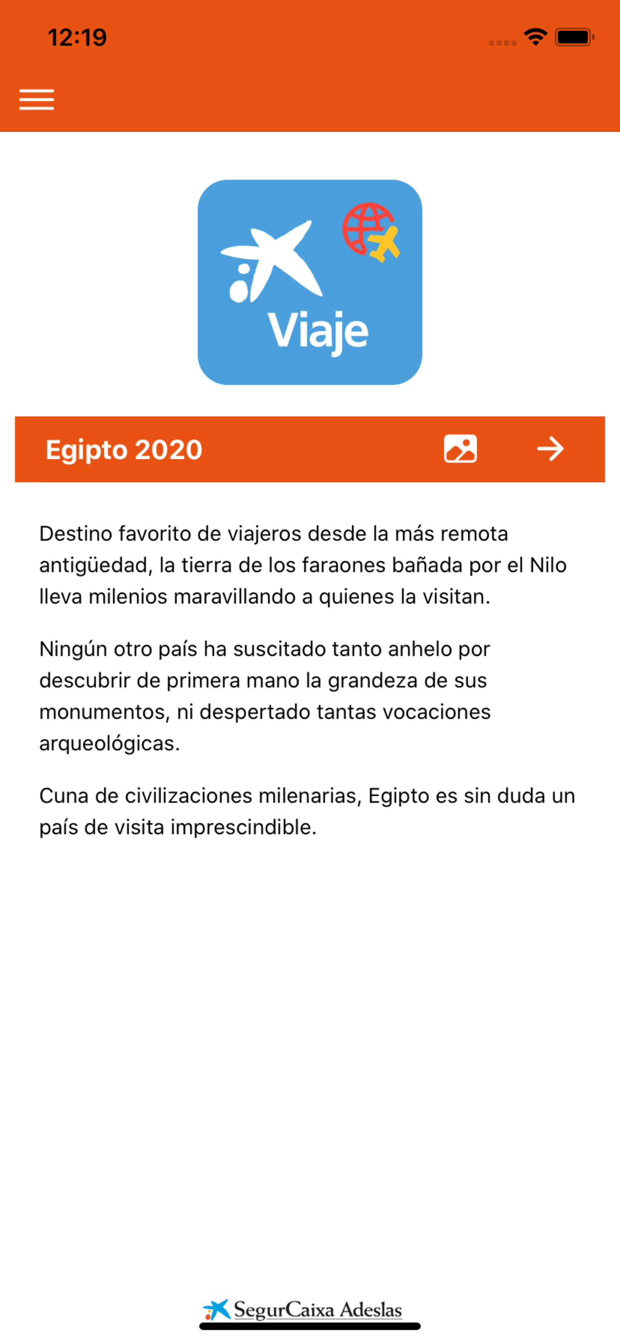 SCA Viaje