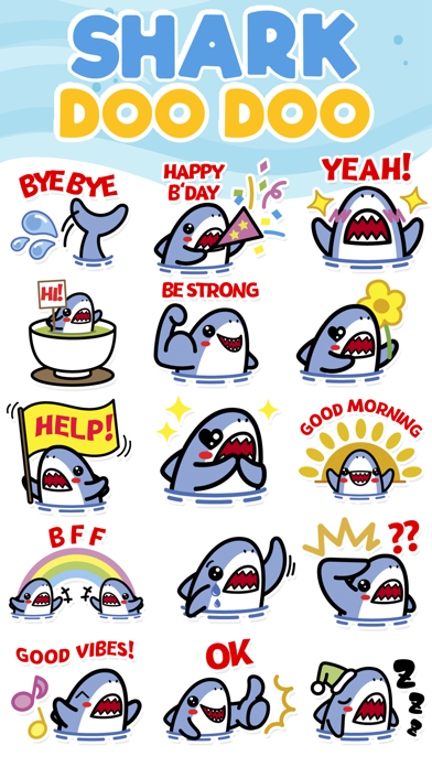 Screenshot #1 pour Shark Doo Doo: Sticker App
