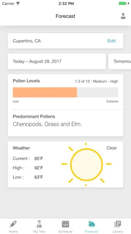 Game screenshot myAllergyPal® apk