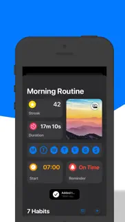 morning routine habit tracker iphone screenshot 4