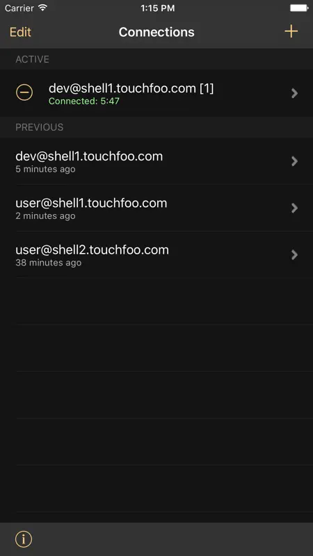 Shelly - SSH Client screenshot 3 of 5