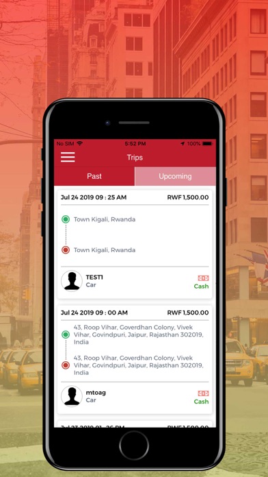 Rush Transport Solution Rwanda iPhone screenshot 5 - Travel app