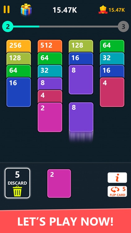 2048 Solitaire Card Game