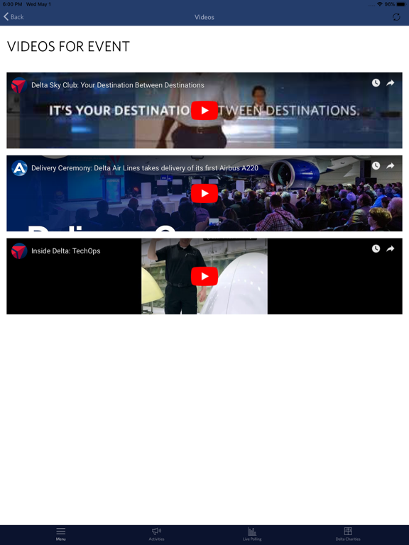 Delta Events iPad screenshot 6 - Business app