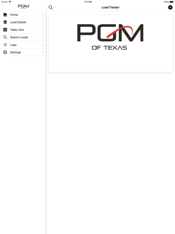 PGM of Texas Load Tracker iPad screenshot 2 - Business app