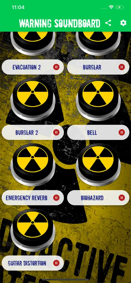 Alarmas de emergencia Botonera