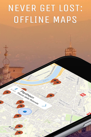 Rome Guide: Tour & Offline Map - náhled