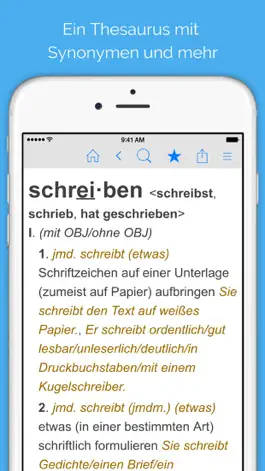 Game screenshot Deutsch Wörterbuch & Thesaurus apk