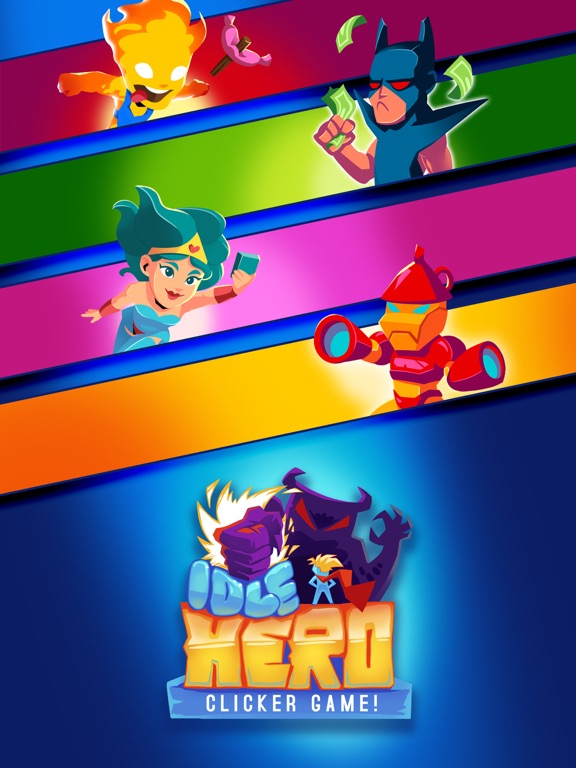 Screenshot #4 pour Idle Hero Clicker Game