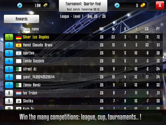 Rugby Manager : Be a manager iPad screenshot 5 - Games app