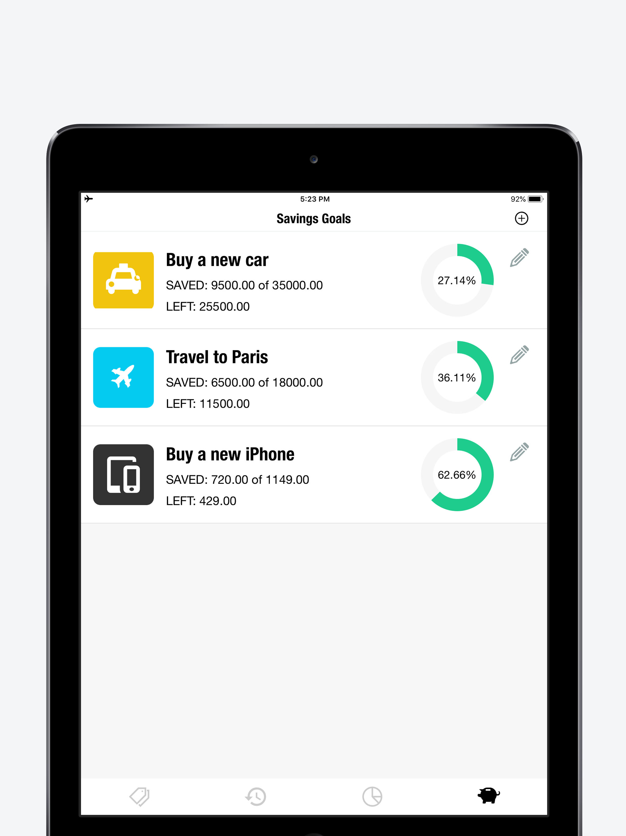 NextCost-Money Flow,My Savings screenshot 11