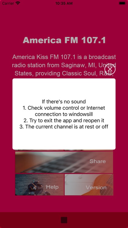 America FM 107.1 screenshot-4