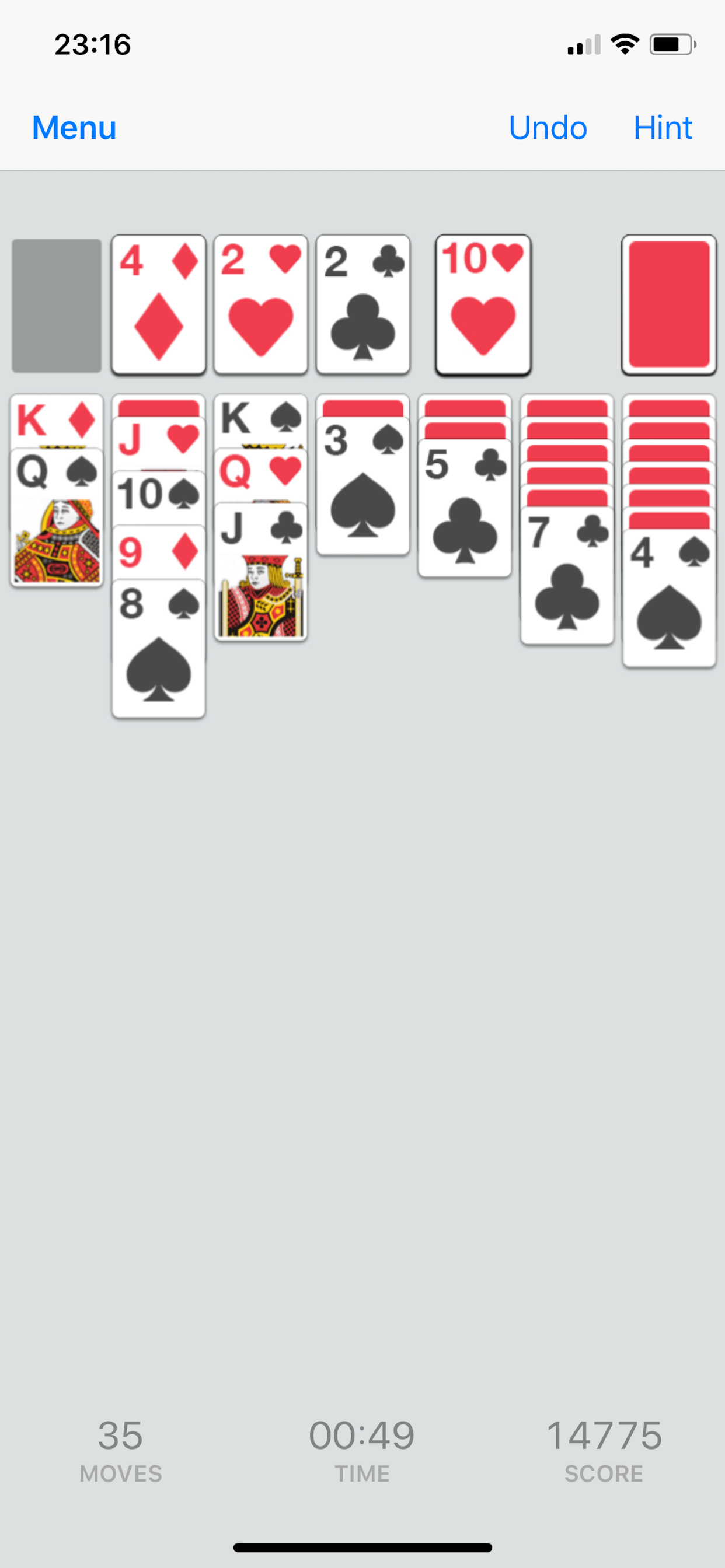 Solitaire ⋱ screenshot 3