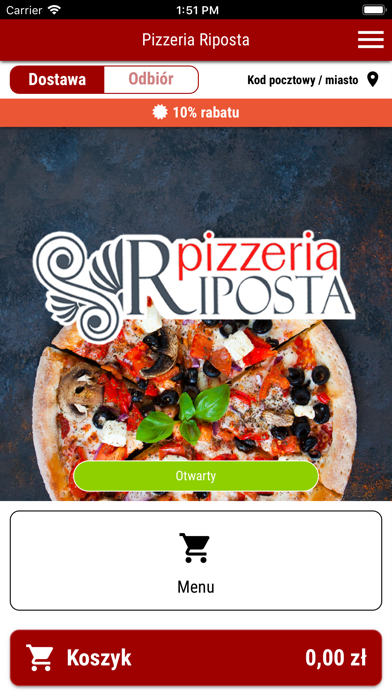 Screenshot #1 pour Pizzeria Riposta
