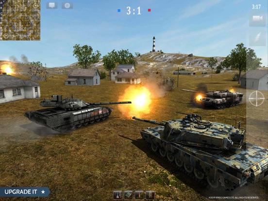 Armored Aces - Tank War Online iPad app afbeelding 2