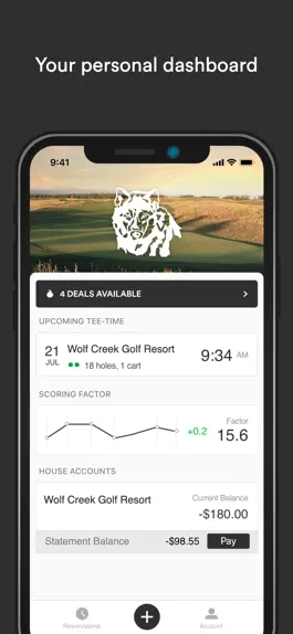 Game screenshot Wolf Creek Golf Resort apk