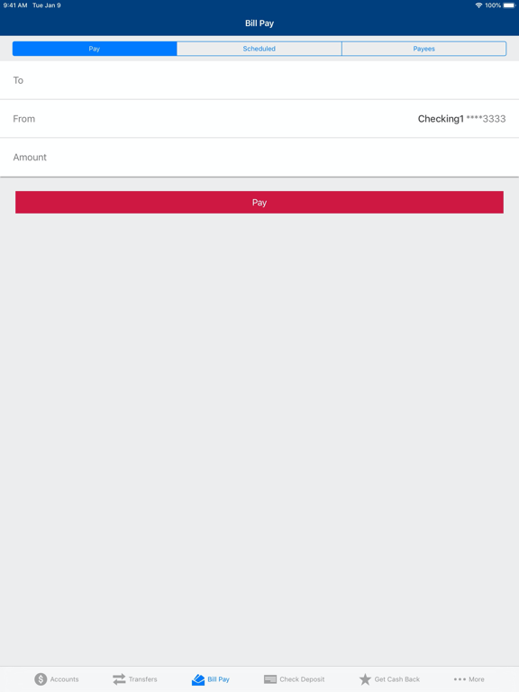 CBTx Mobile Banking iPad screenshot 5 - Finance app
