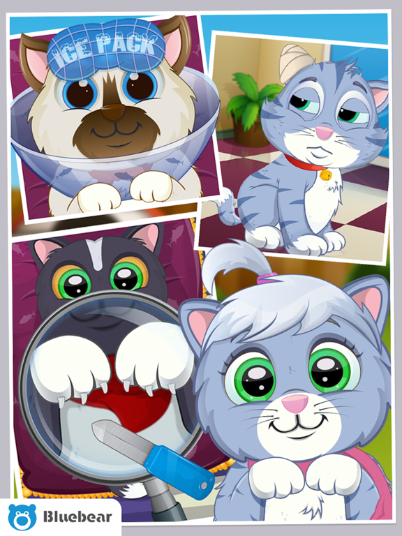 Screenshot #6 pour Kitty Cat Doctor  - kids game